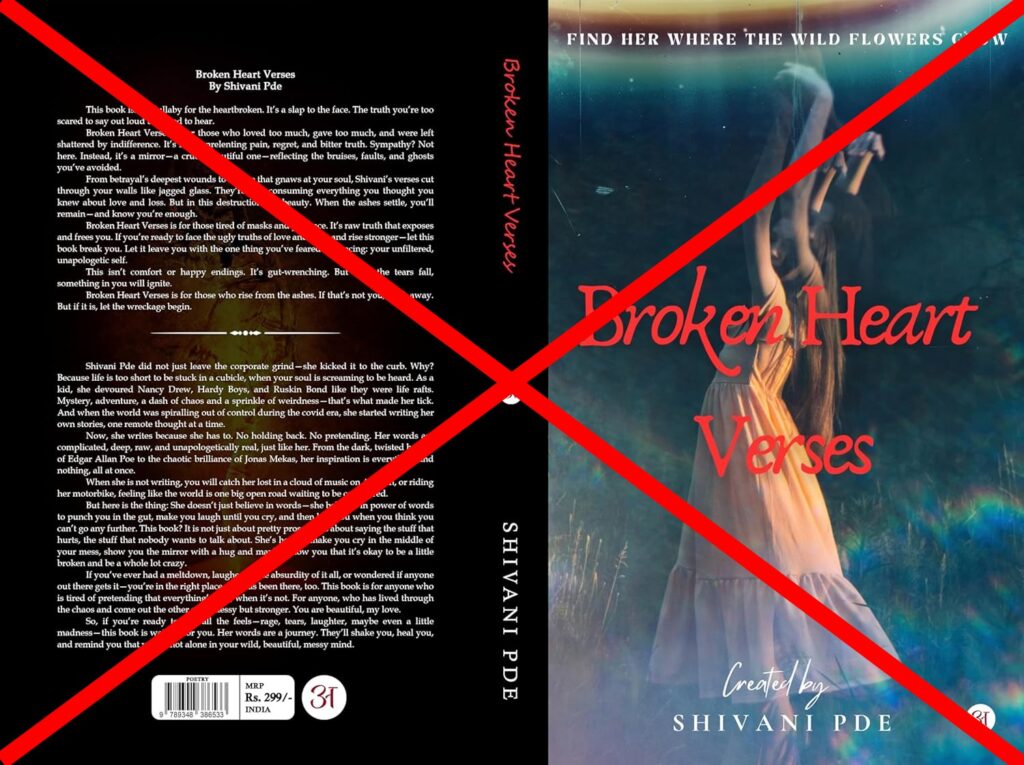 Broken Heart Verses by Shivani Pde - A Pathetic Read (0/10) broken heart verses